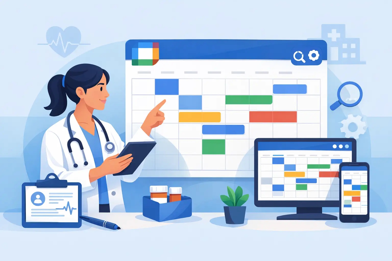 Agenda médica con Google Calendar para tu consulta