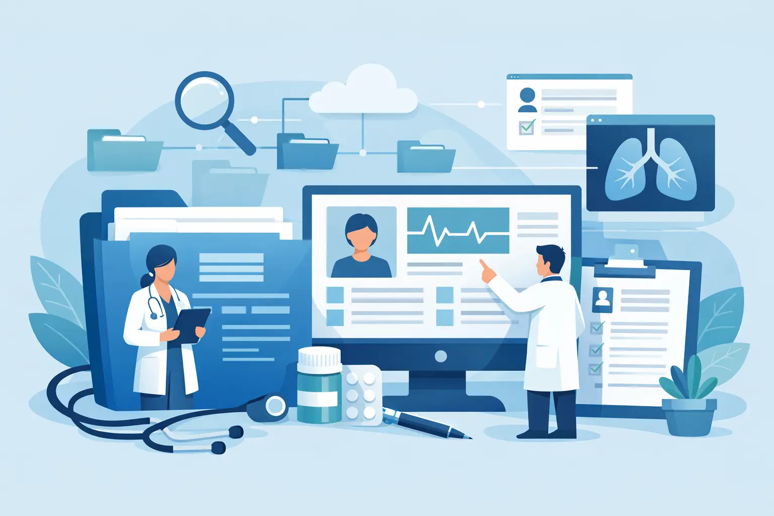 Cómo organizar historial clínico de pacientes